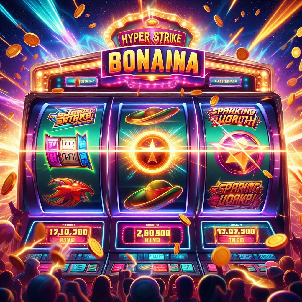 Hyper Strike: Ignite your fortune with Hyper Strike Bonanza. Featuring electrifying visuals, thrilling gameplay, generous payouts